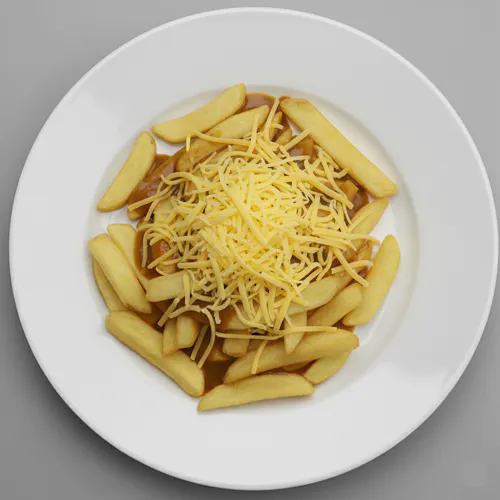 Chips, Cheese & Curry Sauce 